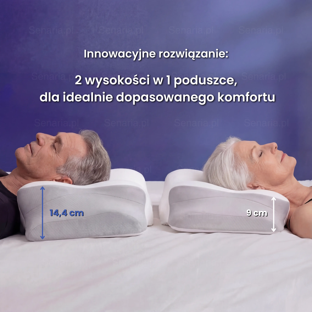 Poduszka OrtoSen 3.0 - Nowy Wymiar Komfortu