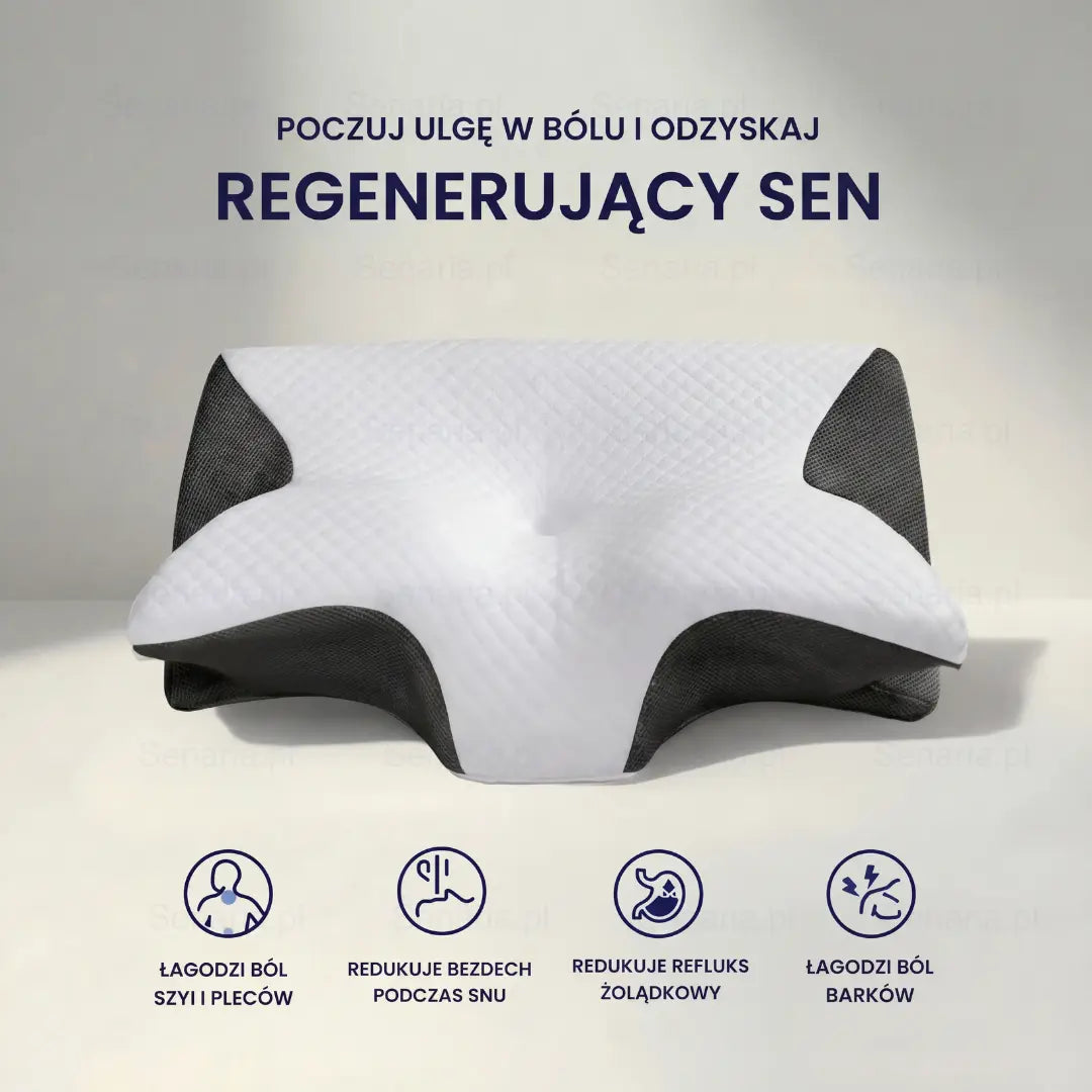 Poduszka OrtoSen 2.0 - Ulga w Bólu Szyi Senaria
