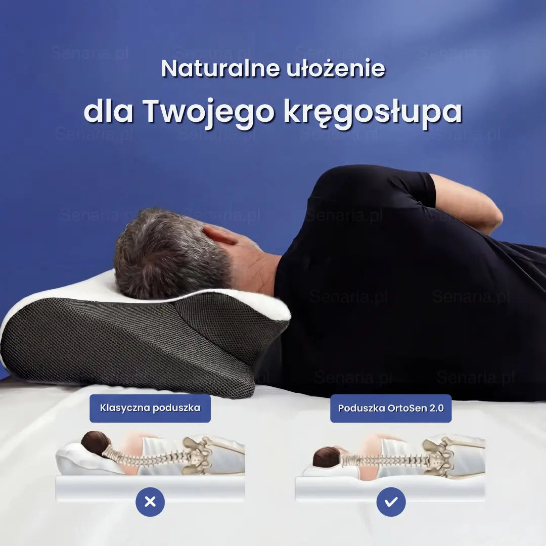 Poduszka OrtoSen 2.0 - Ulga w Bólu Szyi Senaria
