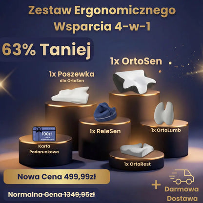 Zestaw Ergonomicznego Wsparcia 4-w-1 Senaria