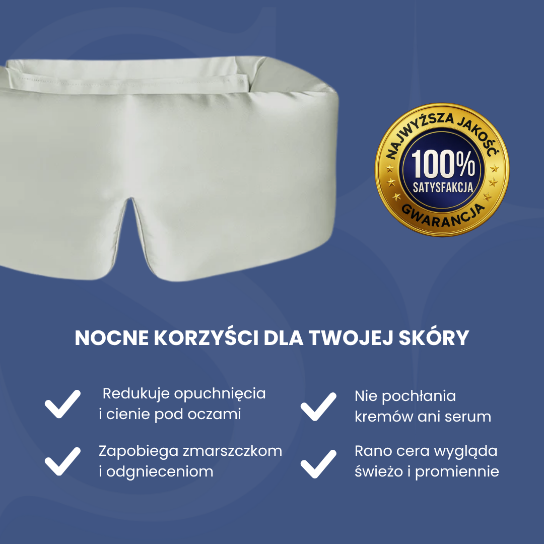 SenLuxe - Satynowa Opaska do snu