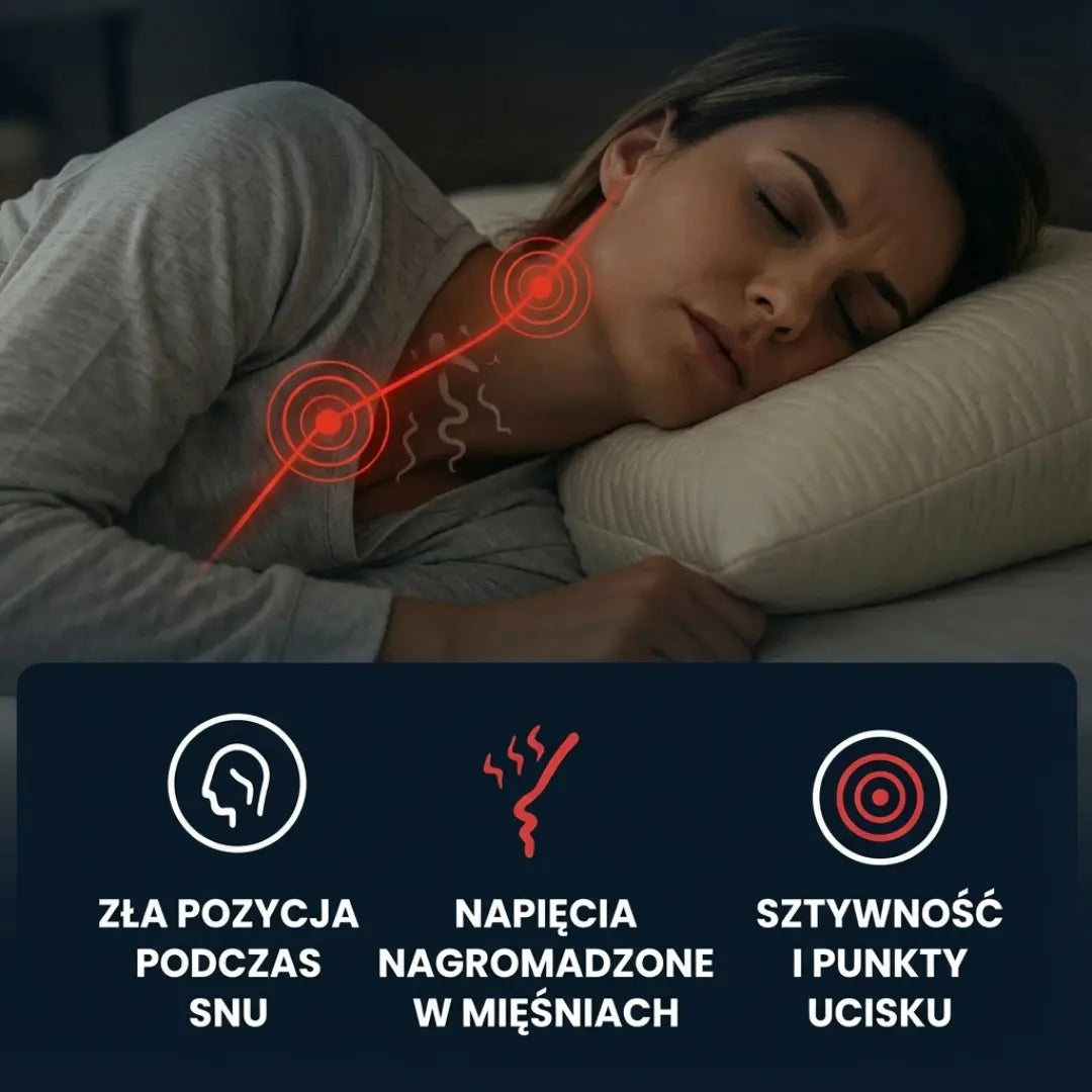 OrtoSen 1.0 - Poduszka Wspierająca Kręgosłup Senaria