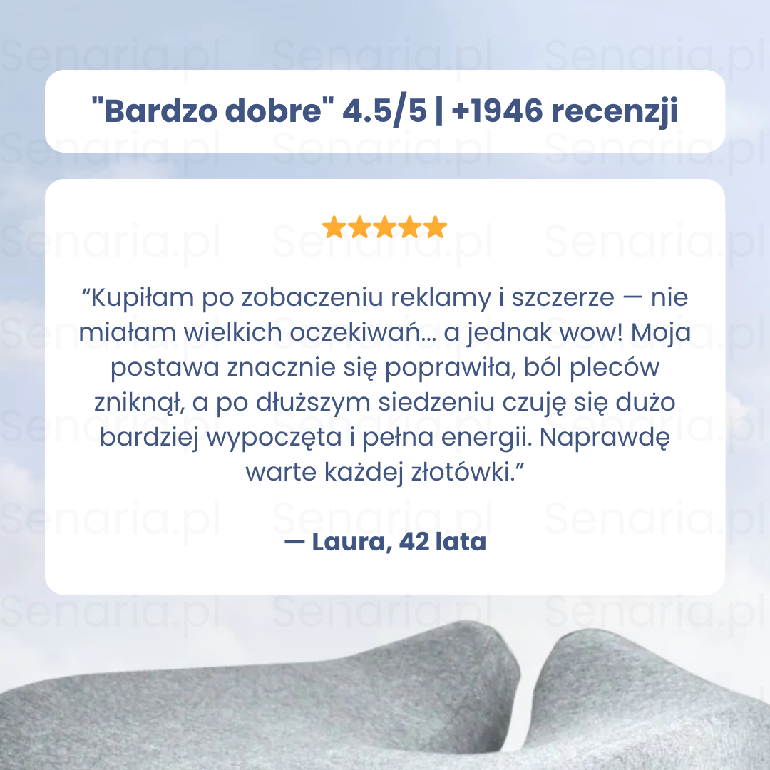 OrtoRest - Poduszka Ergonomiczna do Siedzenia