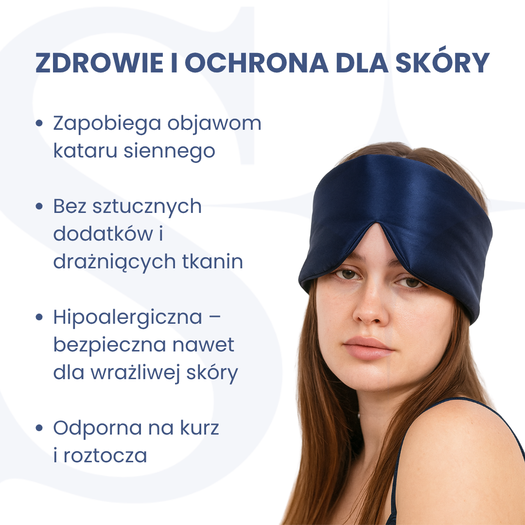 SenLuxe - Satynowa Opaska do snu
